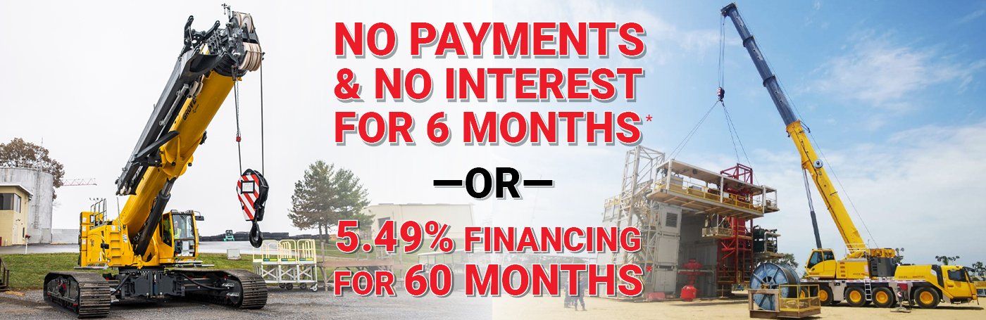 Grove Cranes 0% Financing